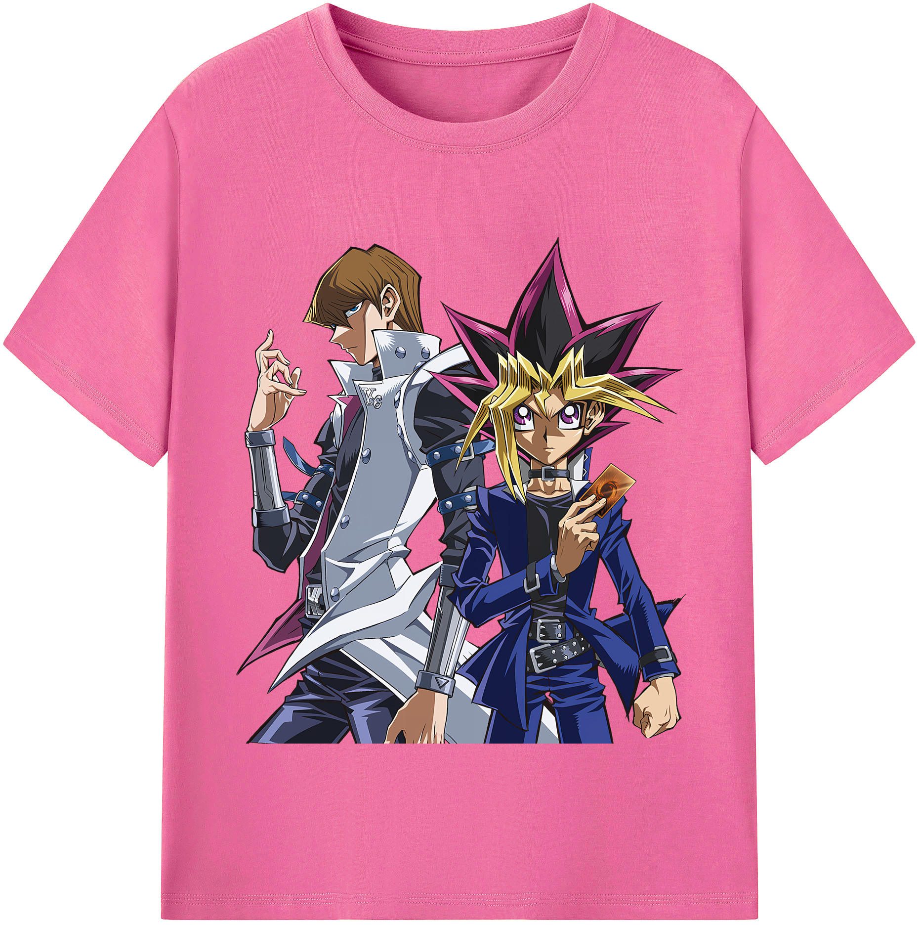 （画像用） 遊☆戯☆王 Yu-Gi-Oh! レディースカジュアルプリントTシャツ（綿100％）